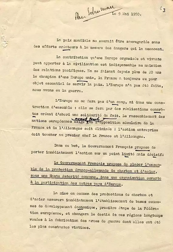 Schuman declaration