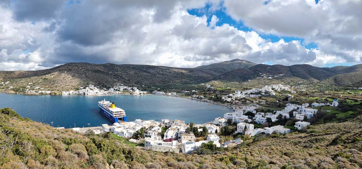 Selo Katapola i drevni grad Minoa