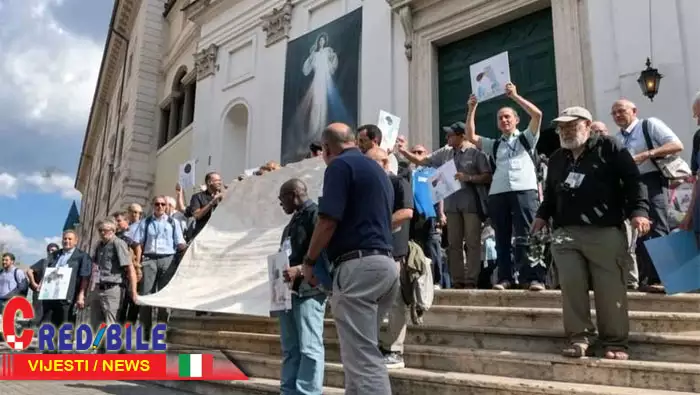 'Svećenici protiv genocida' mar&scaron;irali prema Vatikanu