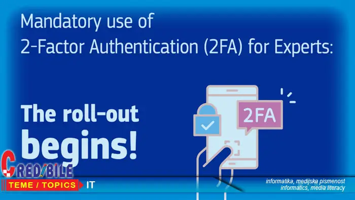 2FA postaje obavezna za sve EU login račune