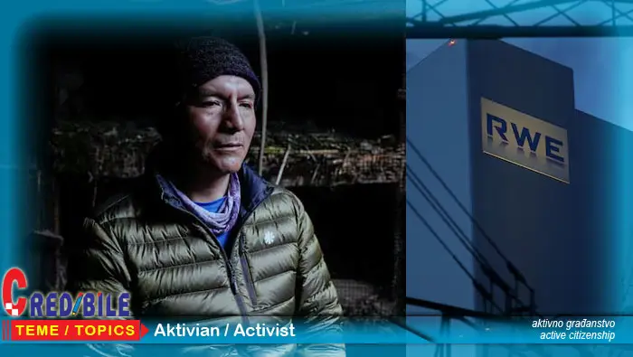 Farmer i aktivisti Germanwatch-a tuže RWE zbog otapanja ledenjaka