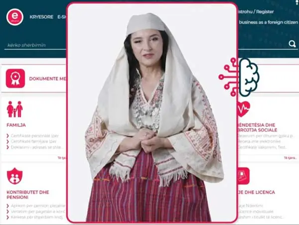 Albanska AI ministrica
