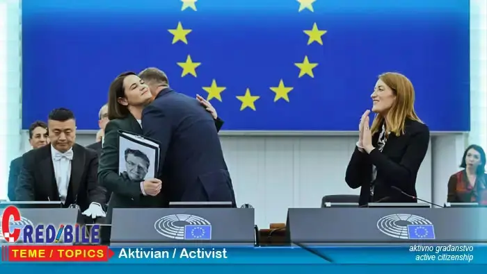 Andrzej Poczobut i Mzia Amaglobeli dobitnici Nagrade Saharov za 2025.