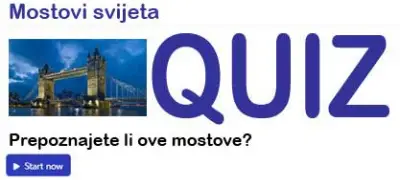 KVIZ: Mostovi svijeta
