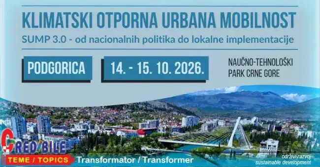 Klimatski otporna urbana mobilnost u fokusu 11. CIVINET foruma u Podgorici